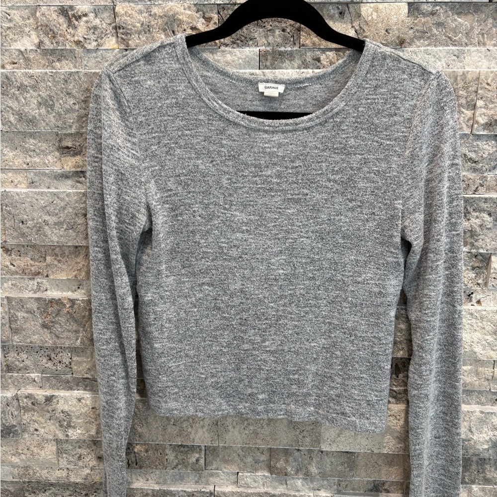 Garage Gray Long Sleeve Top size s